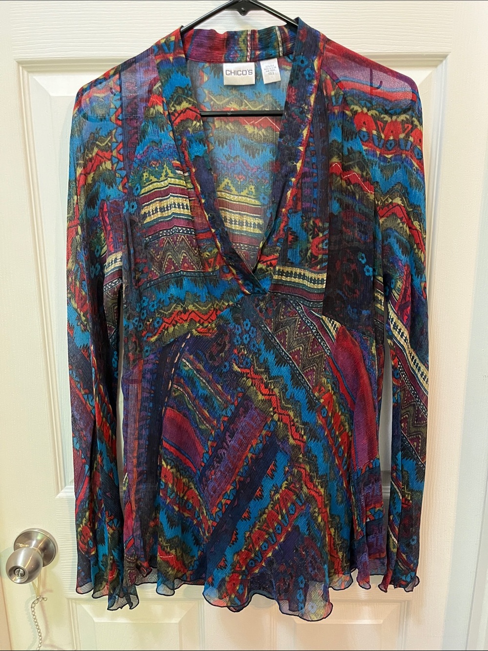 Chico's Multicolor Silk blouse
